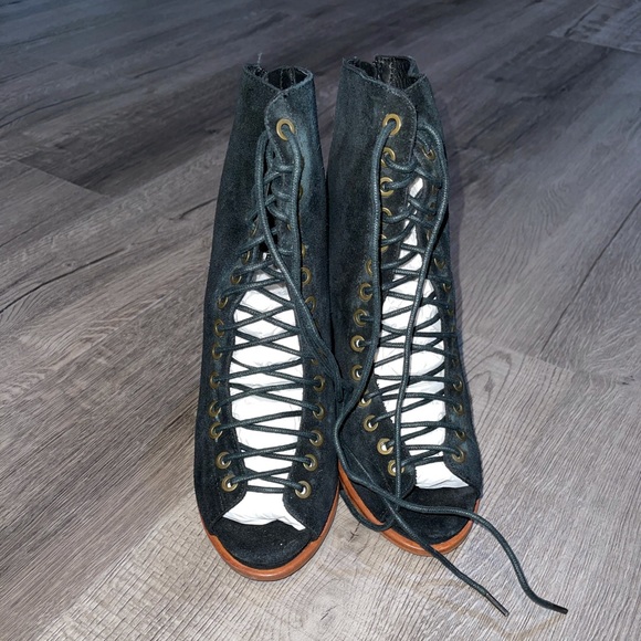 Jeffrey Campbell Cors Suede Bootie 9.5 NEW - Picture 4 of 6